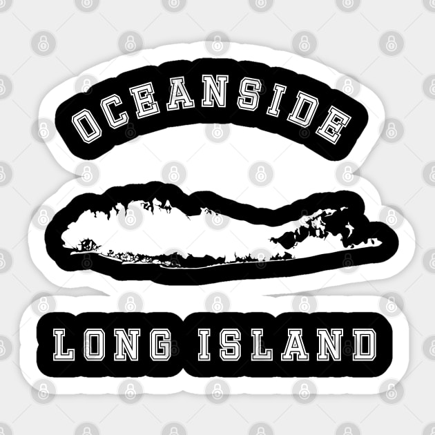 Oceanside (Dark Colors) Sticker by Proud Town Tees